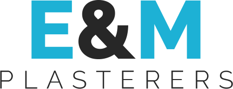 E & M Plasterers logo